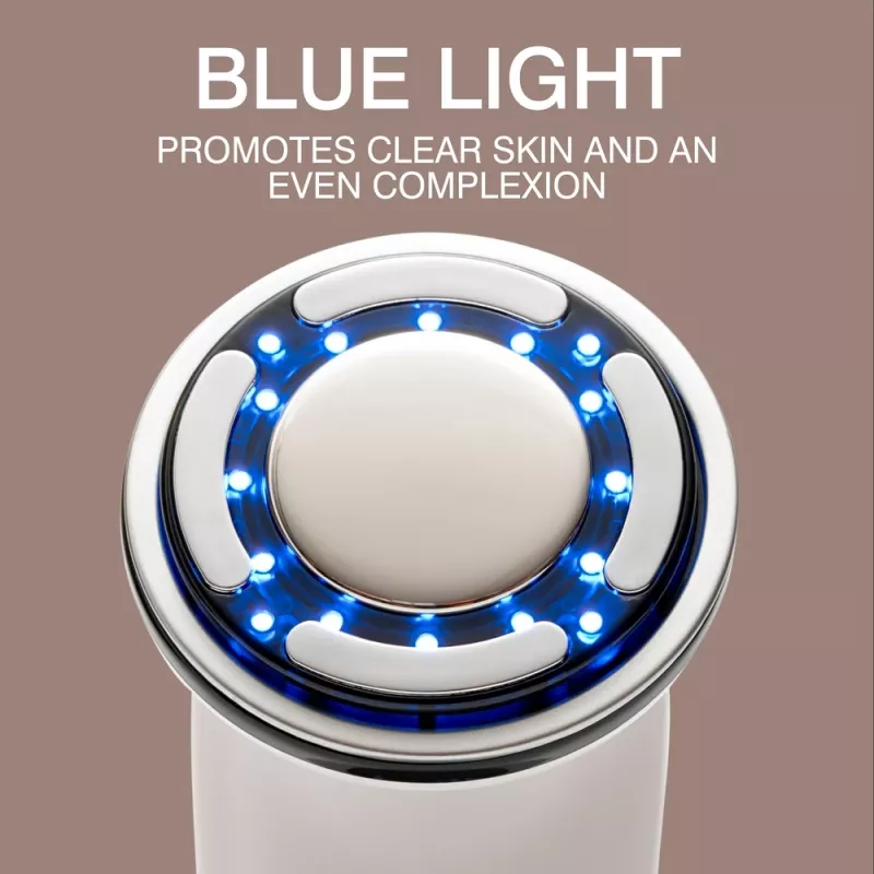 RIO FCAA-EU/1,0 Facemask LED - Punase, Sinise, Rohelise Valguse Ravi, 150 LED-i, Laetav