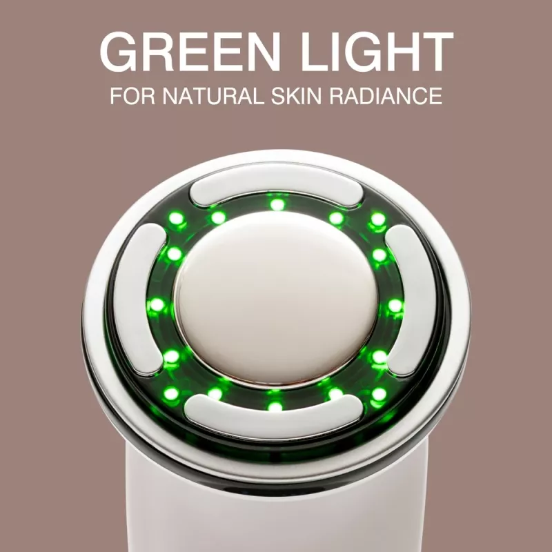 RIO FCAA-EU/1,0 Facemask LED - Punase, Sinise, Rohelise Valguse Ravi, 150 LED-i, Laetav