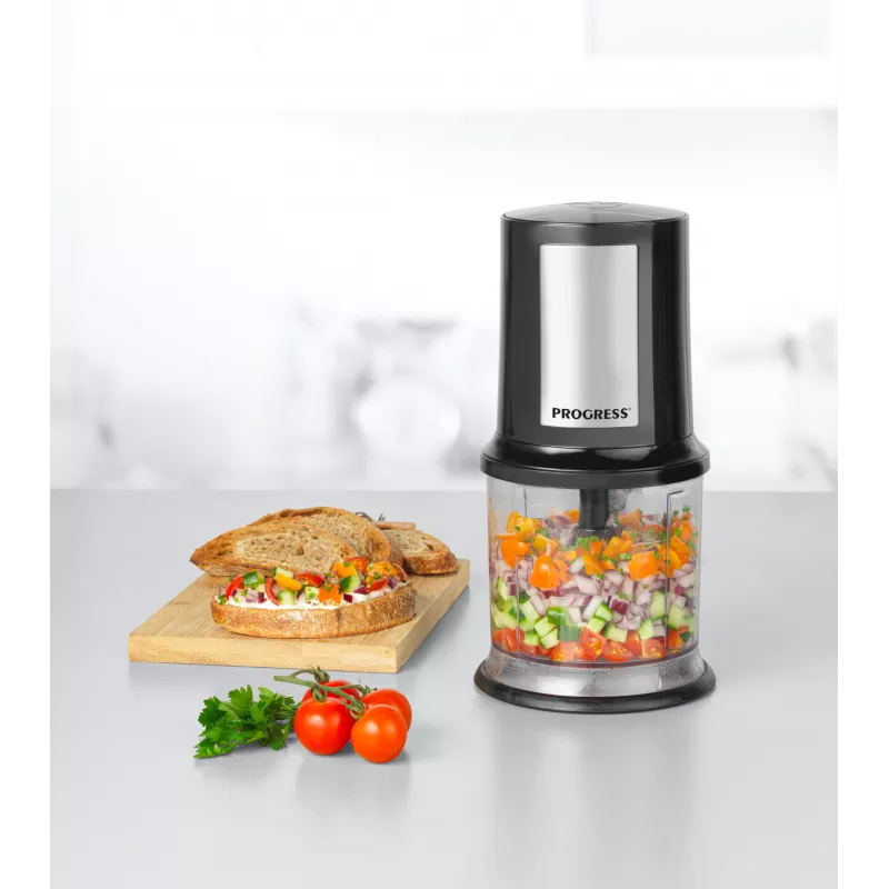 Progress EK5879PVDE Food Chopper 500W 1.2L Must/Hõbe