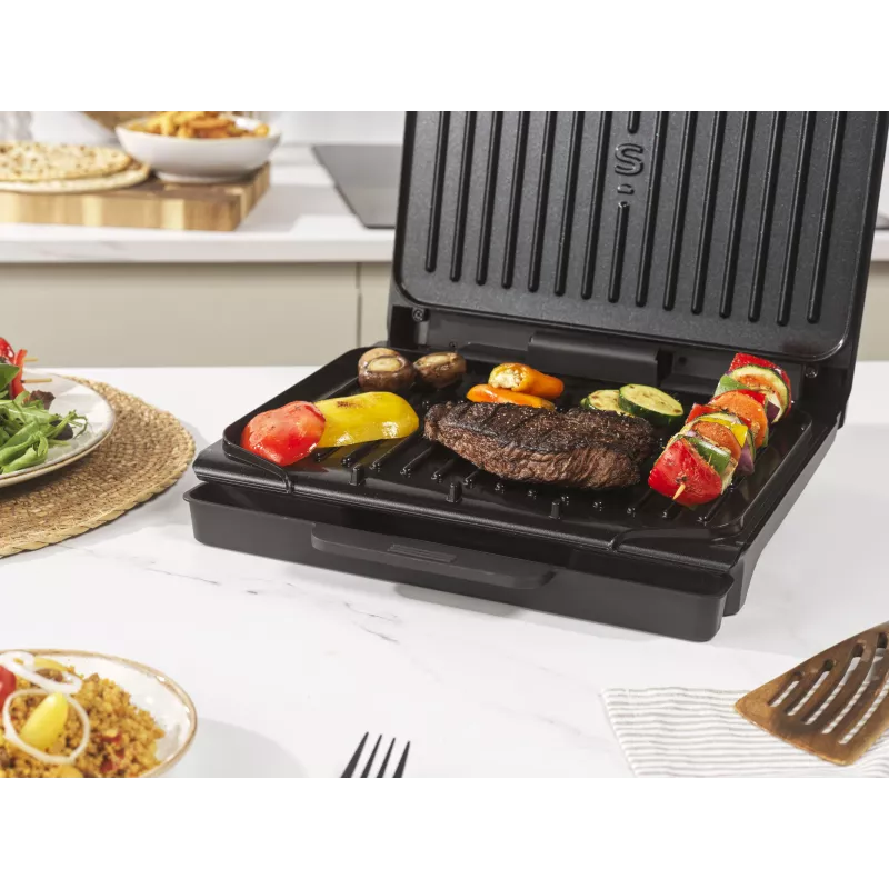 Salter EK6236VDE ActiGrill Everyday elektriline grill, 1000 W, mittekleepuv, must/hõbe