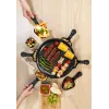 Giles & Posner EK4511GV2VDE Laua Raclette Grill 1200 W 8 inimesele Must/Hõbe