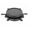 Giles & Posner EK4511GV2VDE Laua Raclette Grill 1200 W 8 inimesele Must/Hõbe