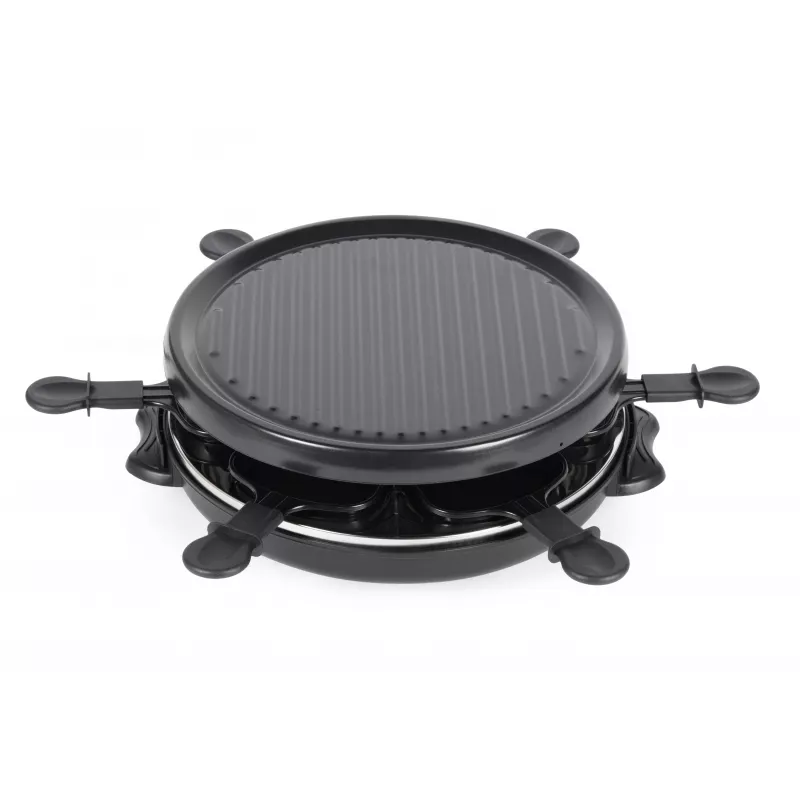 Giles & Posner EK4511GV2VDE Laua Raclette Grill 1200 W 8 inimesele Must/Hõbe