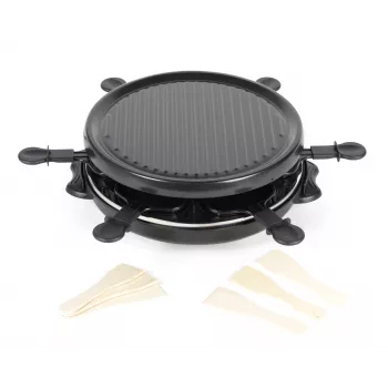 Giles & Posner EK4511GV2VDE Laua Raclette Grill 1200 W 8 inimesele Must/Hõbe