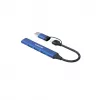 CANYON DS-02 4-in-1 USB-A/C Hub Blue
