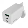 CANYON CU65ACC GaN 65W 2xPD 1xQC UK White Wall Charger