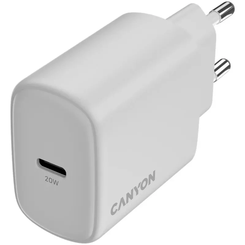 CANYON OnCharge 200 20W USB-C PD Wall Charger EU White