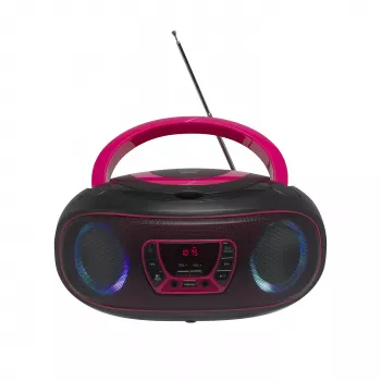 DENVER TCL-212BT Kaasaskantav Boombox Roosa