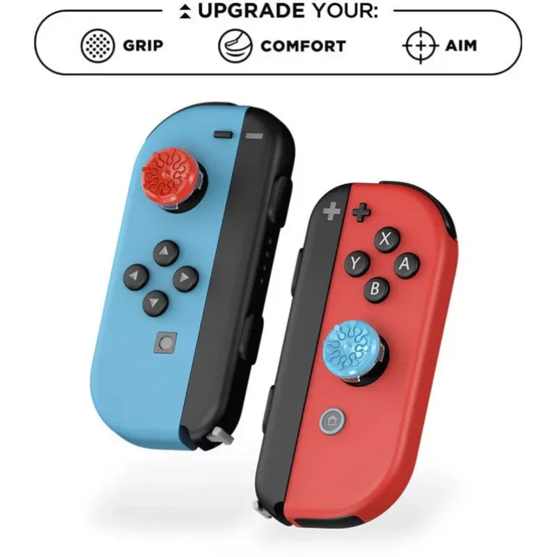 SteelSeries KontrolFreek Performance Thumbsticks Splash (Red/Sinine, 2 tükki, Nintendo Switch Joy-Conidele ja Nintendo Switch Lite'ile)