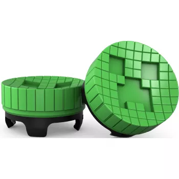 SteelSeries KontrolFreek Minecraft Performance Thumbsticks Creeper Edition (Roheline/Must, 2 tükki, PlayStation 5/4 kontrollerile)