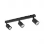 LAMP SPOT LIGHT TOP GU10 3X10W BK