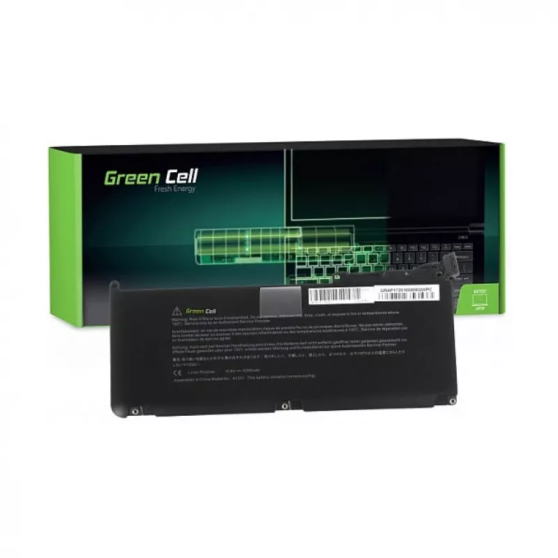 Green Cell Aku Apple MacBook 13 A1342 Unibody (Late 2009, Mid 2010) 10.8V 5200mAh