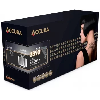 Accura ühilduv toonerikassett Brother TN-3390 must kõrge saagis