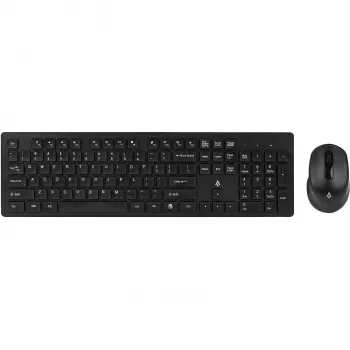 Accura Delano ACC-K1306 Full-Size Wired Membrane Keyboard with RGB Backlighting, Black