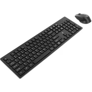 Accura Delano ACC-K1306 Full-Size Wired Membrane Keyboard with RGB Backlighting, Black