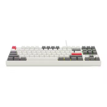 KRUX ATAX PRO RGB Creator Retro Gateron Yellow Pro mehaaniline klaviatuur (TKL, 87 klahvi, hot-swappable, USB-C, PBT double-shot klahvikatted, klahvipõhine RGB)
