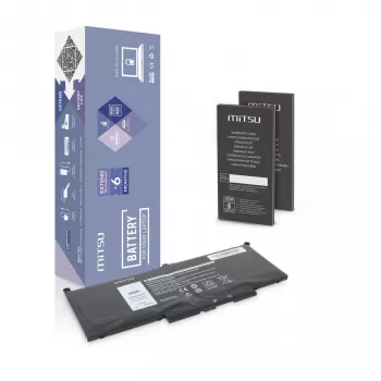 MITSU Aku Dell Latitude 7390, 7490 jaoks, 5800 mAh (44Wh) 7,6 V