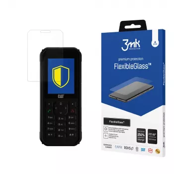 3MK Hybrid Glass FlexibleGlass ekraanikaitse CAT B40 jaoks