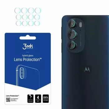 3MK Ekraanikaitse Motorola Edge 30 jaoks - Löögikindel, Kriimustuskindel, Läbipaistev - 4-pakk