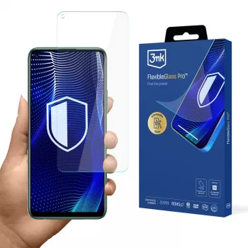 3MK PROTECTION FlexibleGlass Pro Ekraanikaitse Huawei P40 Lite 5G jaoks - Hübriidklaas, 7H kõvadus, 0,3mm, läbipaistev