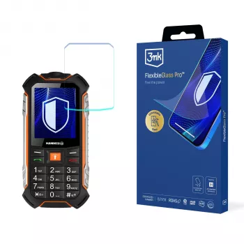MyPhone Hammer Boost - 3mk FlexibleGlass Pro hübriidne klaasist ekraanikaitse