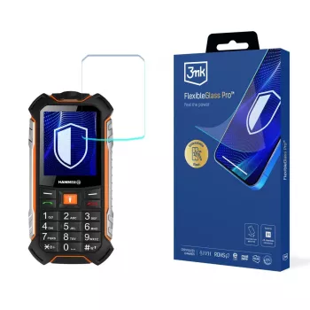 MyPhone Hammer Boost - 3mk FlexibleGlass Pro hübriidne klaasist ekraanikaitse