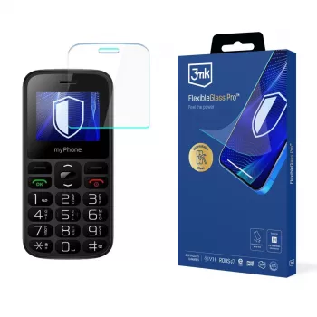 MyPhone Halo A - 3mk FlexibleGlass Pro hübriidklaasist ekraanikaitse (läbipaistev)