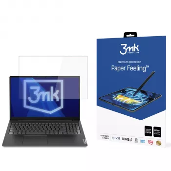 3MK PROTECTION Paper Feeling Screen Protector for Lenovo V15 Gen 6 (15,6 inch) - Matt, Pimblendusvastane, Sõrmejäljevastane