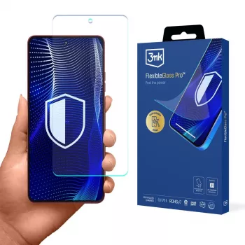 3mk FlexibleGlass Pro ekraanikaitse Motorola Moto G86 / G86 Power jaoks - Hübriidklaas, 7H kõvadus, 0,3 mm, kristallselge