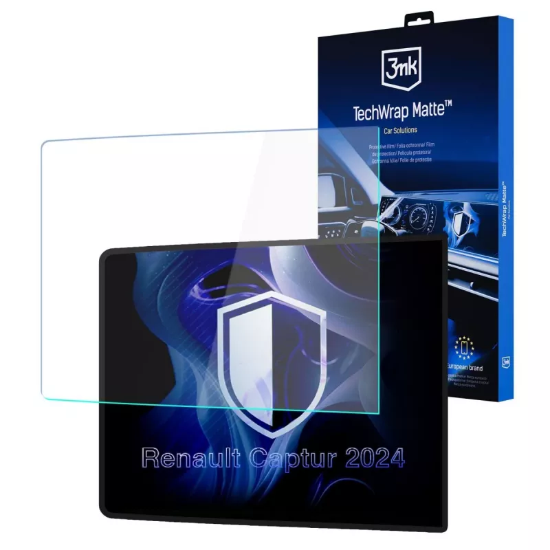 3MK PROTECTION Renault Captur 2024- - 3mk TechWrap Matte Center Display Screen Protector Film