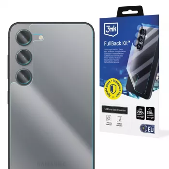 3MK PROTECTION Samsung Galaxy S23 5G FullBody Protective Film Kit (TPU, Transparent, Self-Healing)