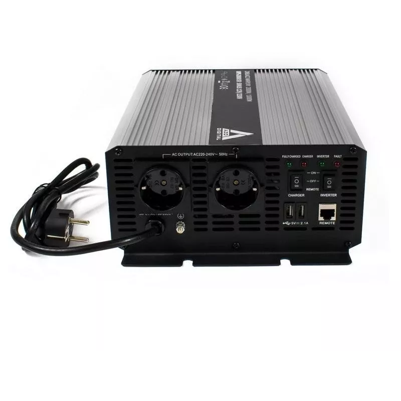 AZO DIGITAL Katkematu toiteallikas (UPS + AVR) 12V UPS-2000SR 2000VA 1400W Line-Interactive