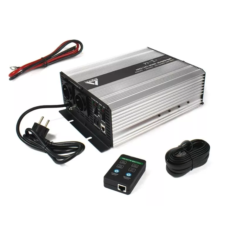 AZO DIGITAL Katkematu toiteallikas (UPS + AVR) 12V UPS-2000SR 2000VA 1400W Line-Interactive