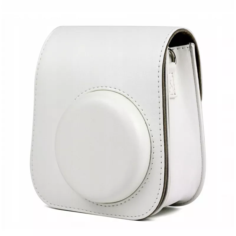 LOVEINSTANT 2-in-1 komplekt: kaitseümbris ja fotoalbum Fujifilm Instax Mini 11 jaoks - valge