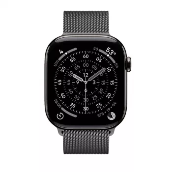 Crong Milano Steel - Roostevabast terasest käerihm Apple Watch 38/40/41/42 mm (Graphite)