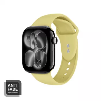 Crong Liquid - Rihm Apple Watch 38/40/41/42mm (Õlgkollane)