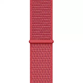 Crong Nylon Sport Loop Apple Watch 38/40/41/42 mm jaoks Punane