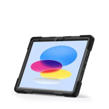 Crong Defender Plus ümbris iPad 11 A16 (2025) / 10.9 inch (2022) jaoks, must