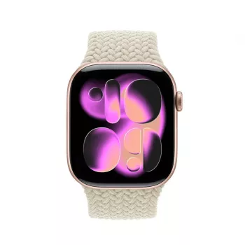 Crong Wave Band Punutud Nailonist Rihm Apple Watch 38/40/41/42 mm (Beež)