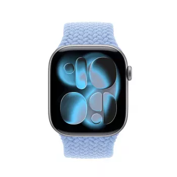 Crong Wave Band Punutud Nailonist Solo Loop Apple Watch 38/40/41/42 mm Sinine