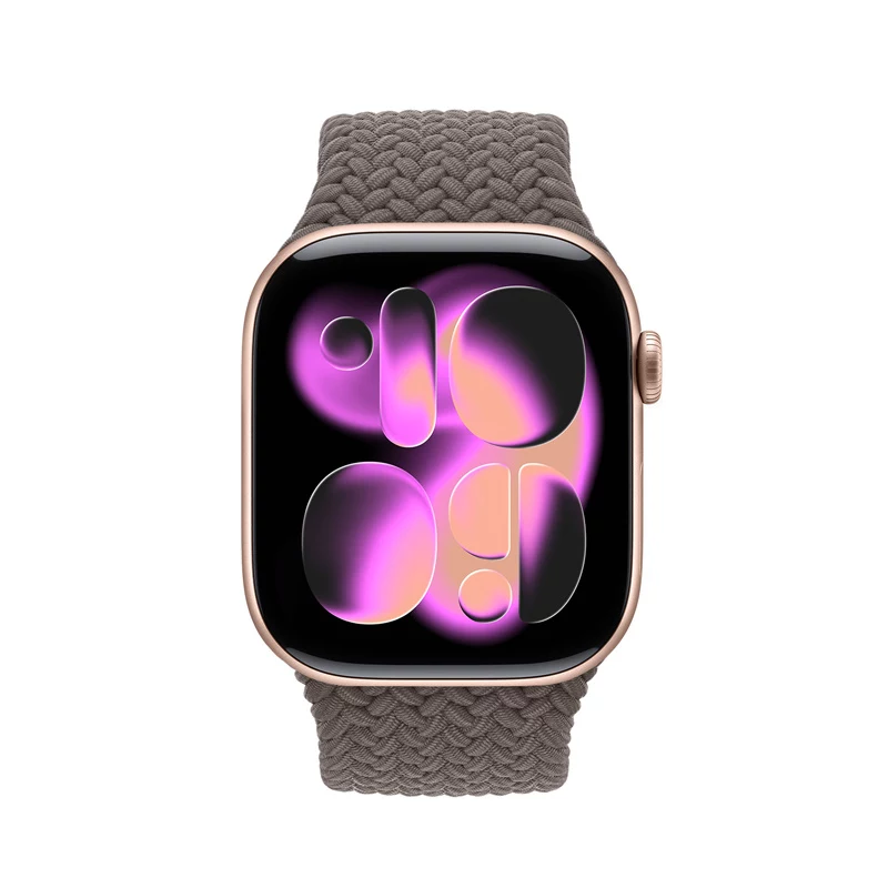 Crong Wave Band Punutud Nailonist Rihm Apple Watch 38/40/41/42 mm Pruun