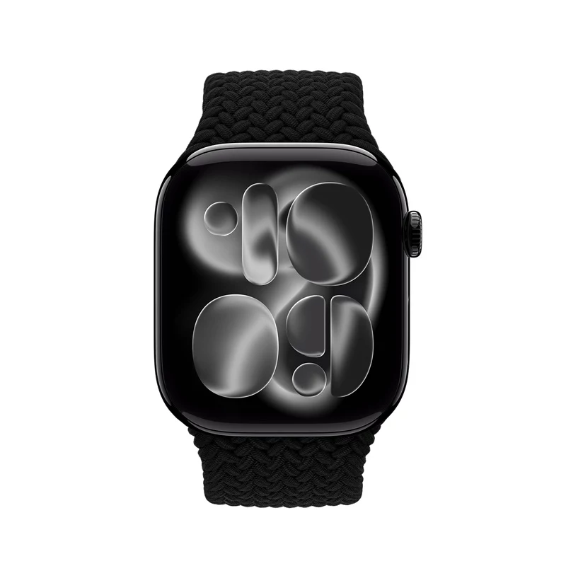 Crong Wave Band Punutud Rihm Apple Watch 38/40/41/42 mm (Must)