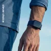 Crong Wave Band Punutud Nailonist Solo Loop Apple Watch 44/45/46/49 mm (Tumesinine)
