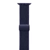 Crong Wave Band Punutud Nailonist Solo Loop Apple Watch 44/45/46/49 mm (Tumesinine)
