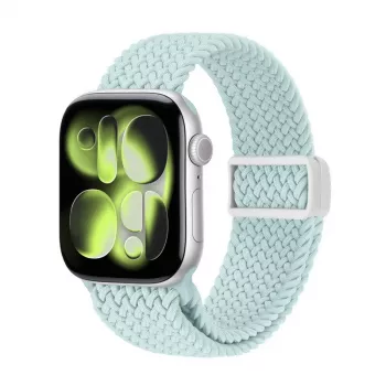 Crong Wave Band Punutud Solo Loop Apple Watch 44/45/46/49 mm (Mint)