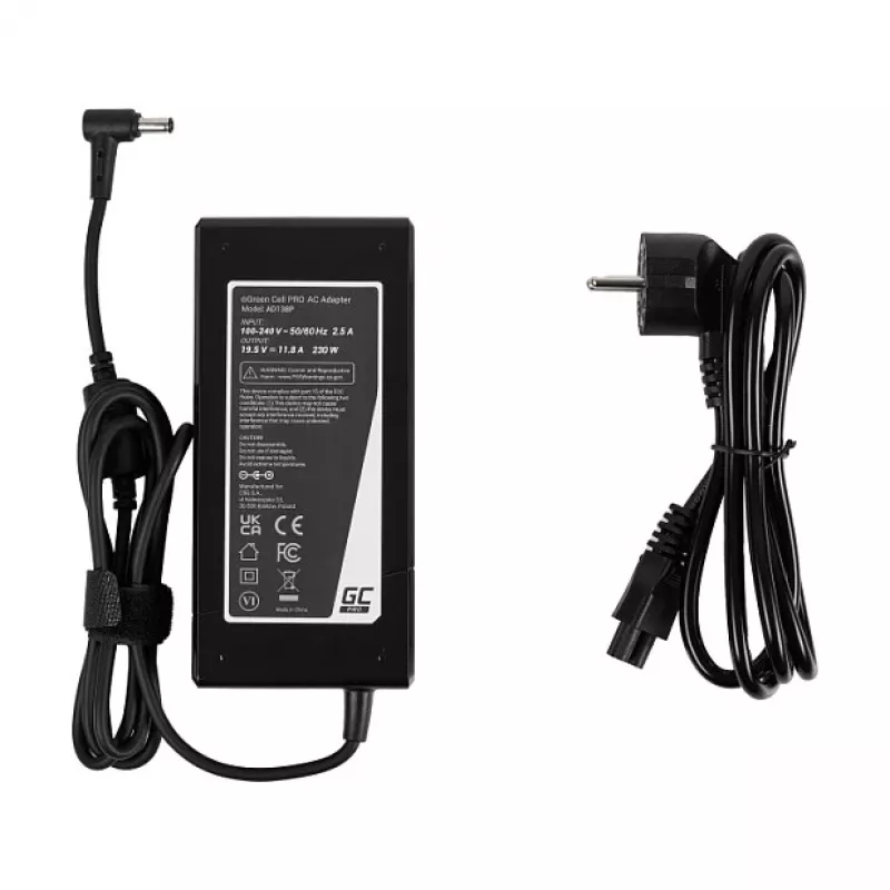 Green Cell PRO 19.5V 11.8A 230W Sülearvuti vahelduvvooluadapter Asus ROG Strix G531GU jaoks
