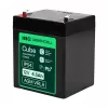 Greencell AGM VRLA 12V 4.5Ah hooldusvaba aku kassaregistritele, mänguasjadele, kaameratele (90x70x106mm)