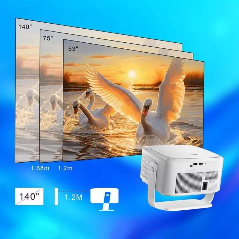 Zenwire PrimeView IMC460 Pro Mini Projektor Kaasaskantav Android 14 WiFi