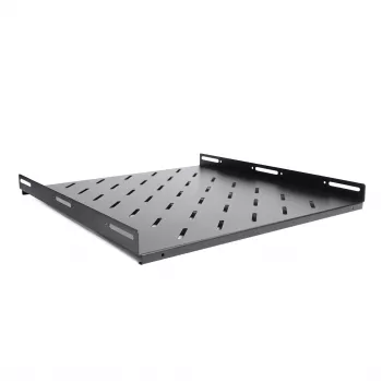 RACKTEL RL-P800S 1U 19-tolline fikseeritud riiul 800 mm sügavus 80 kg kandevõime must