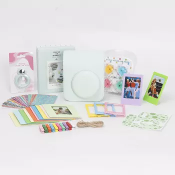 LOVEINSTANT 8-in-1 tarvikukomplekt Fujifilm Instax Mini 12 jaoks, Mint Green